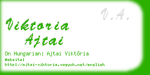 viktoria ajtai business card