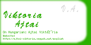 viktoria ajtai business card